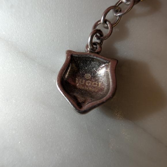 Gucci Double G Logo with Flowers and Tiger's Head Bracelet - Picture 7 of 9